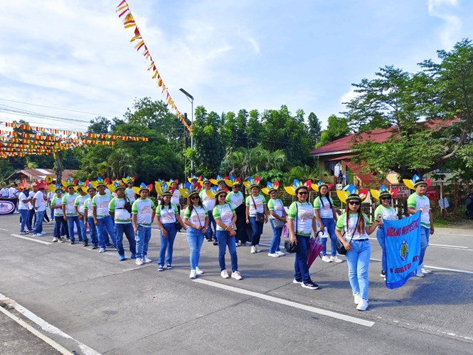 The Mambajao Water District employees actively participated in the 46th Lanzones Festival Grand Parade